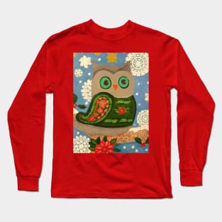 Peppino the Chritmas Owl Long Sleeve T-Shirt